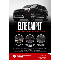 Buycour Elite Car Carpet  (1 YEAR GUARANTEE)