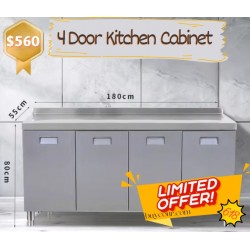 180 four-door platform cabinet 304