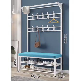 Multiple Rack Suede stool 175cm x 100cm x30cm