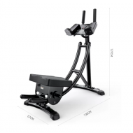 Belly crunching machine